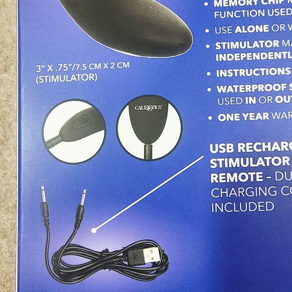 CalExotics Remote Control Black Lace Panty Set -R - Picture 7 of 7